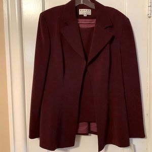 NWT Bordeaux Skirt Suit Size 12